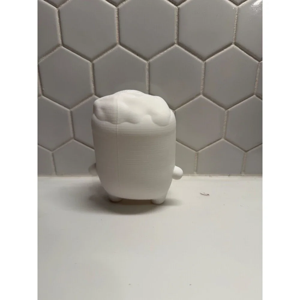 Air Fortnite Sprite- 4.5” White (Unpainted) 3d Printed Figure